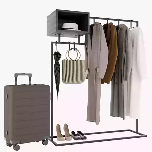 IDDO HOMELY clothes hanger 3D model