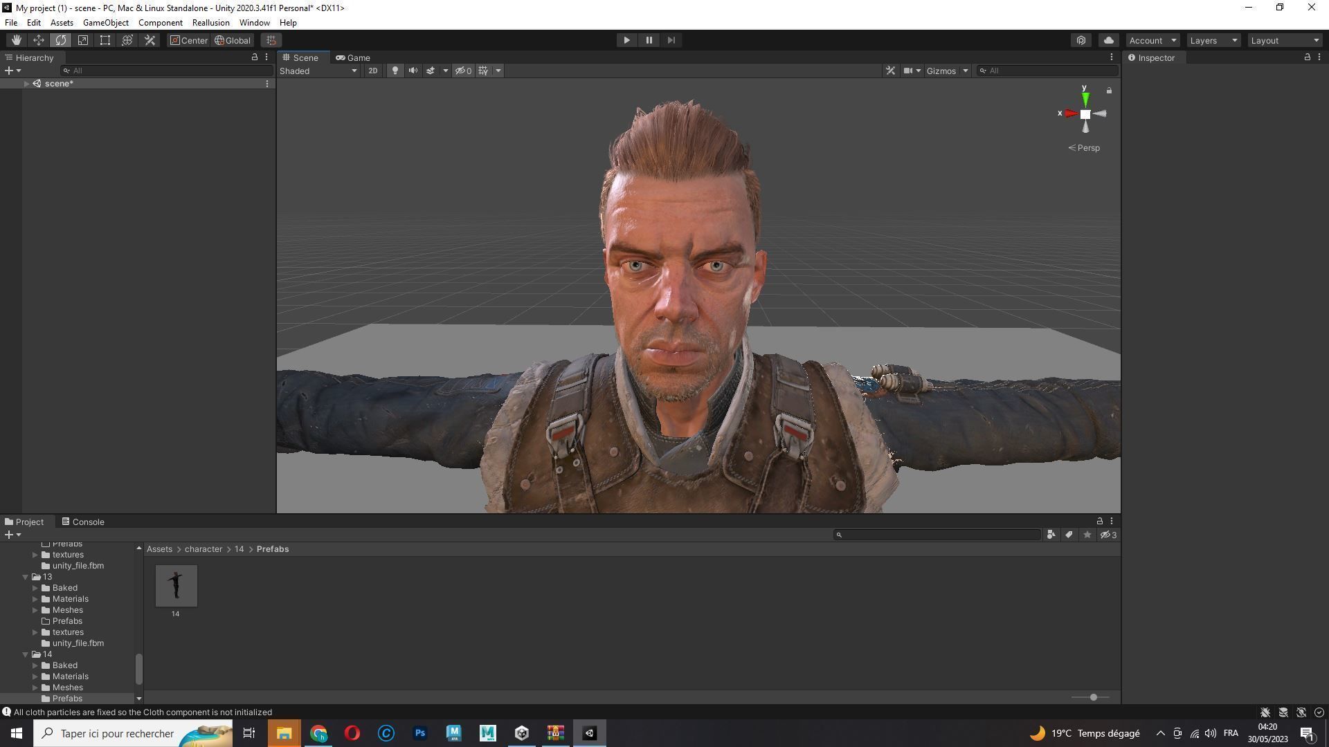 Realistic survival man scifi Low-poly 3D model_26