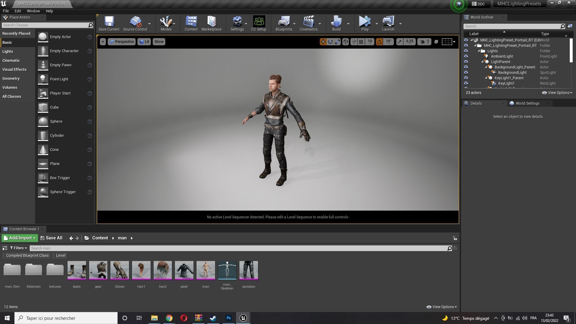 Realistic survival man scifi Low-poly 3D model_24