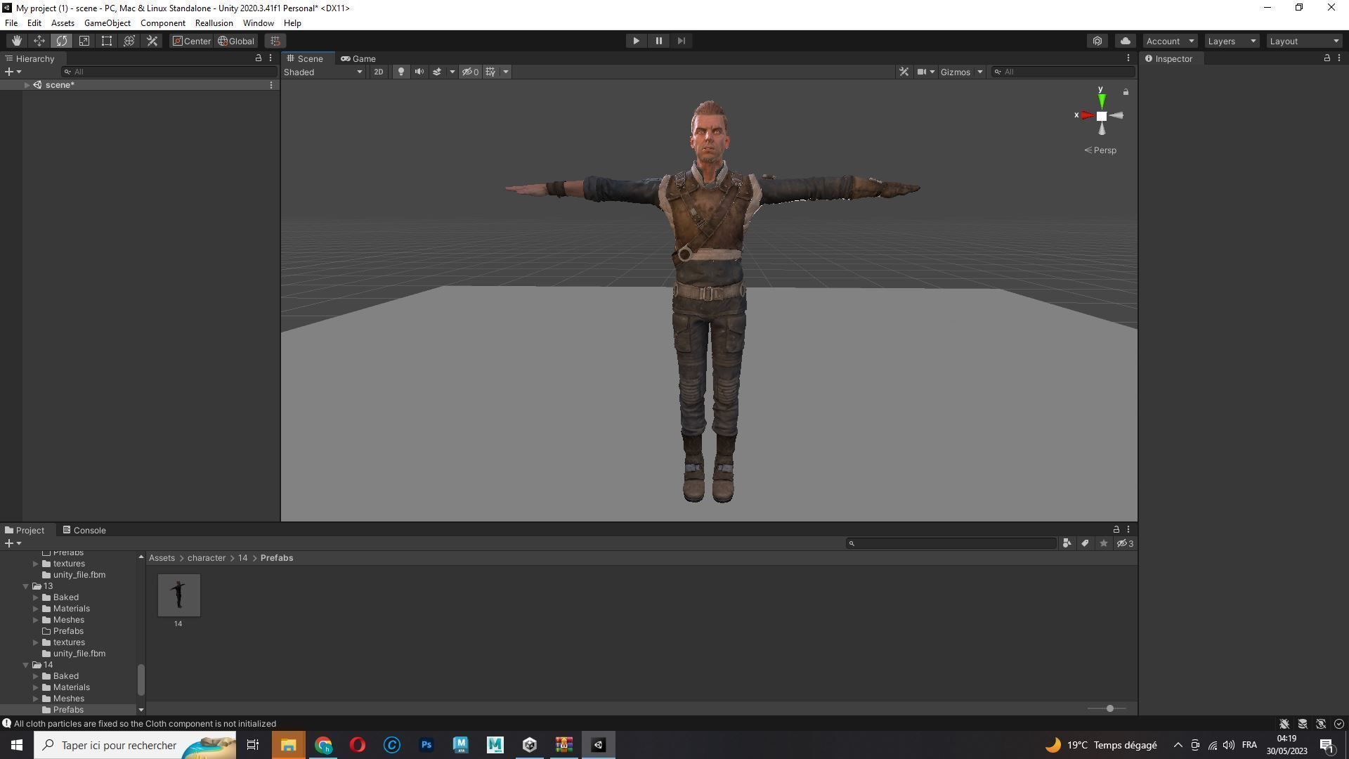 Realistic survival man scifi Low-poly 3D model_23