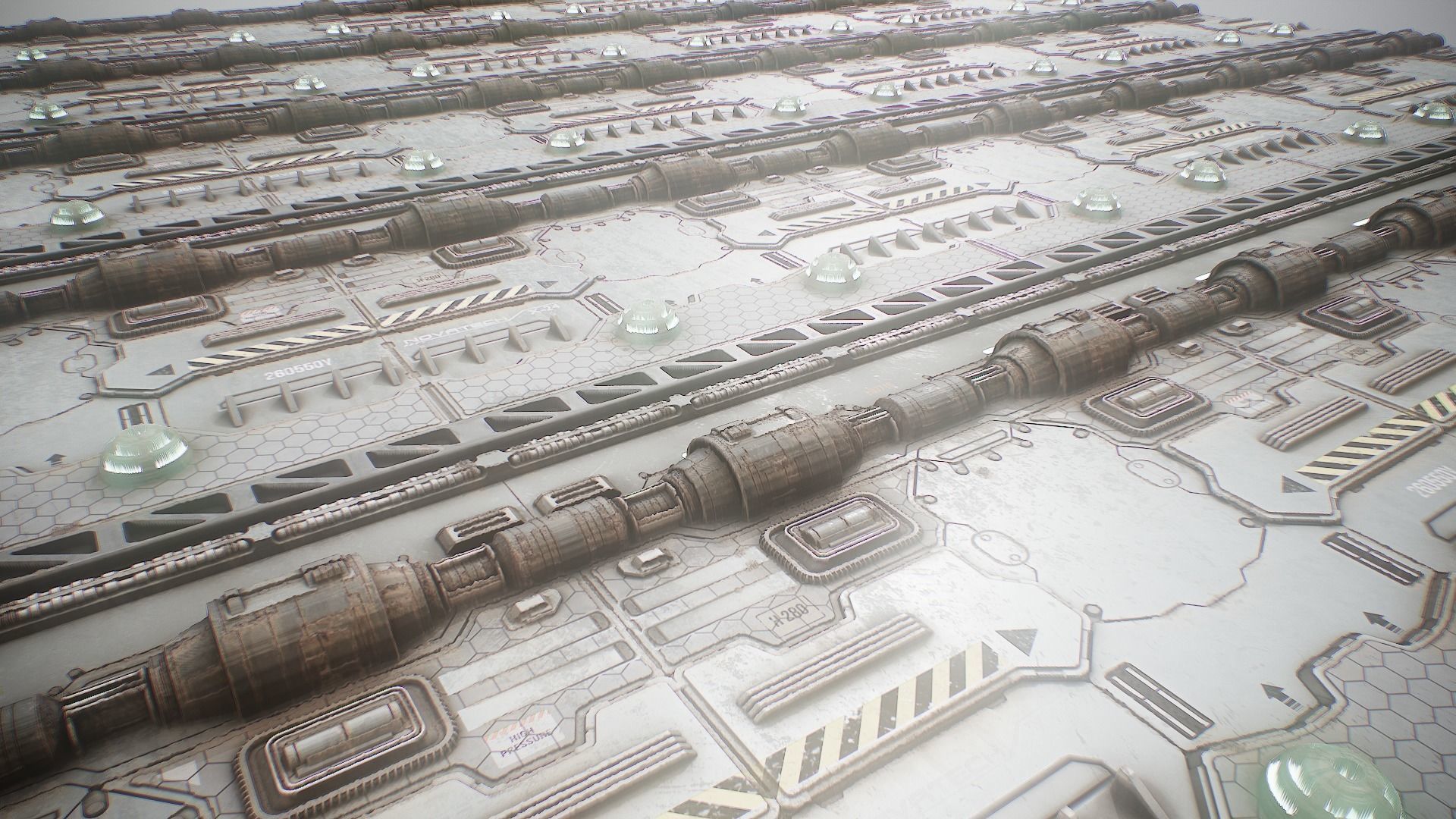 PBR Sci-Fi Texture Pack 01 Low-poly 3D model_18