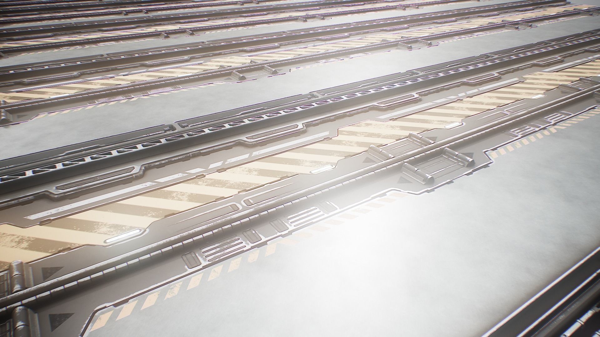 PBR Sci-Fi Texture Pack 02 Low-poly 3D model_3