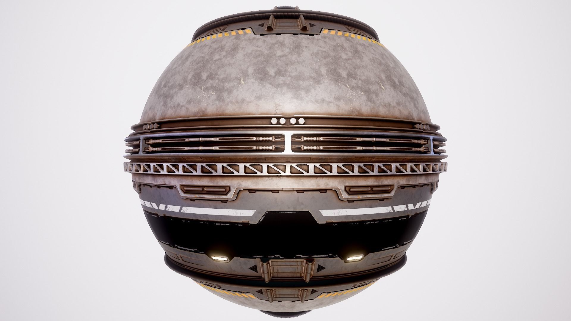 PBR Sci-Fi Texture Pack 02 Low-poly 3D model_7