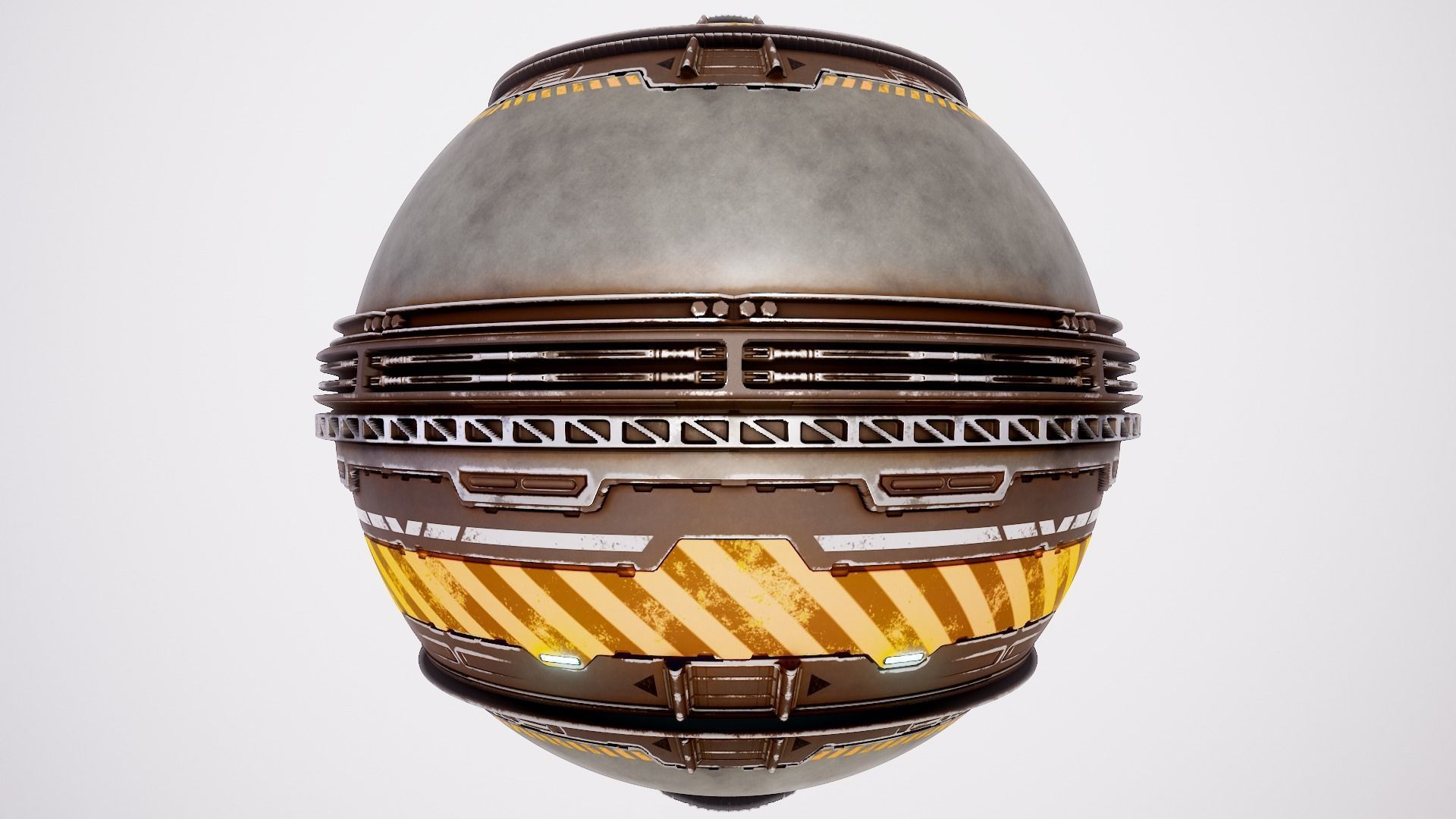 PBR Sci-Fi Texture Pack 02 Low-poly 3D model_1