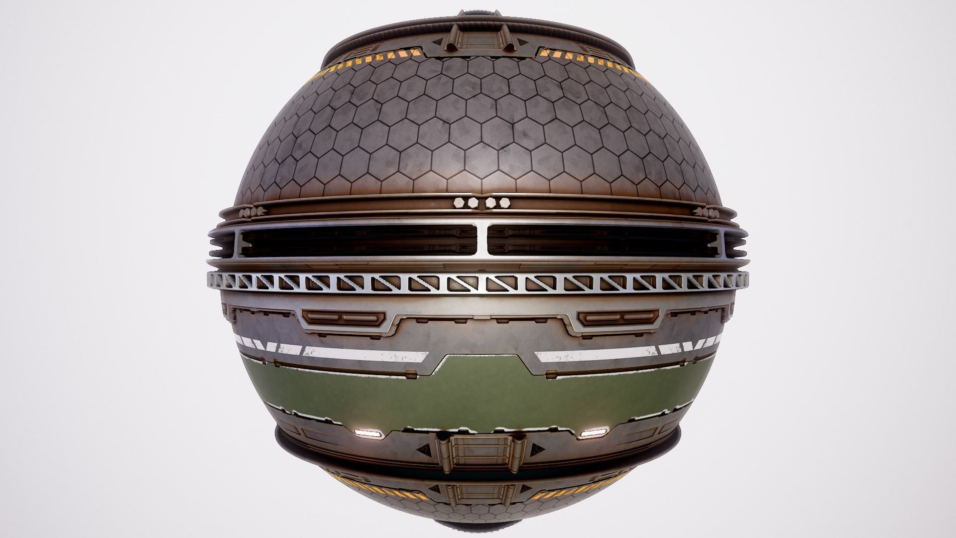 PBR Sci-Fi Texture Pack 02 Low-poly 3D model_13