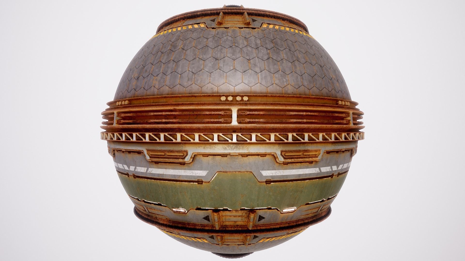 PBR Sci-Fi Texture Pack 02 Low-poly 3D model_16