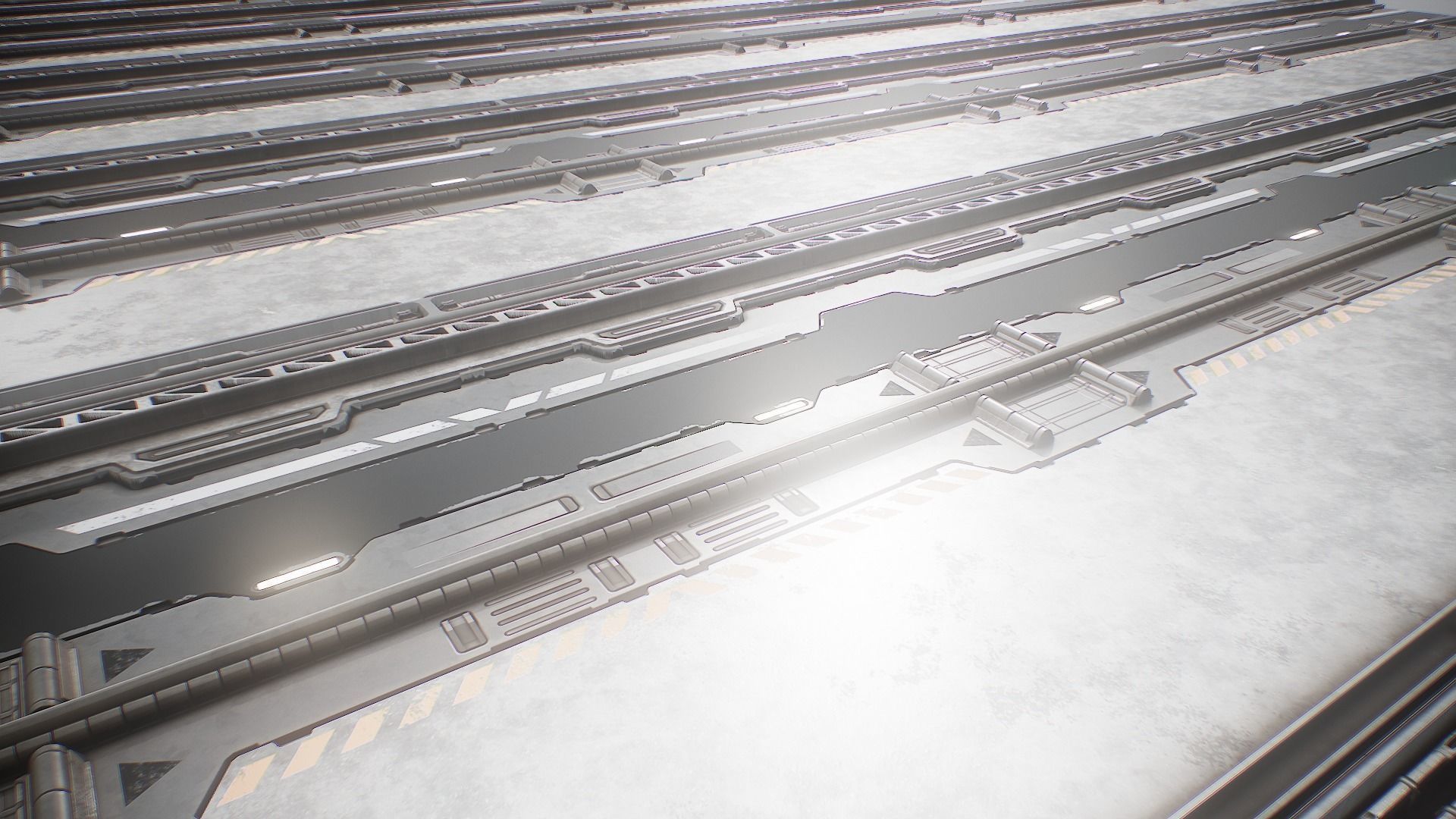 PBR Sci-Fi Texture Pack 02 Low-poly 3D model_9