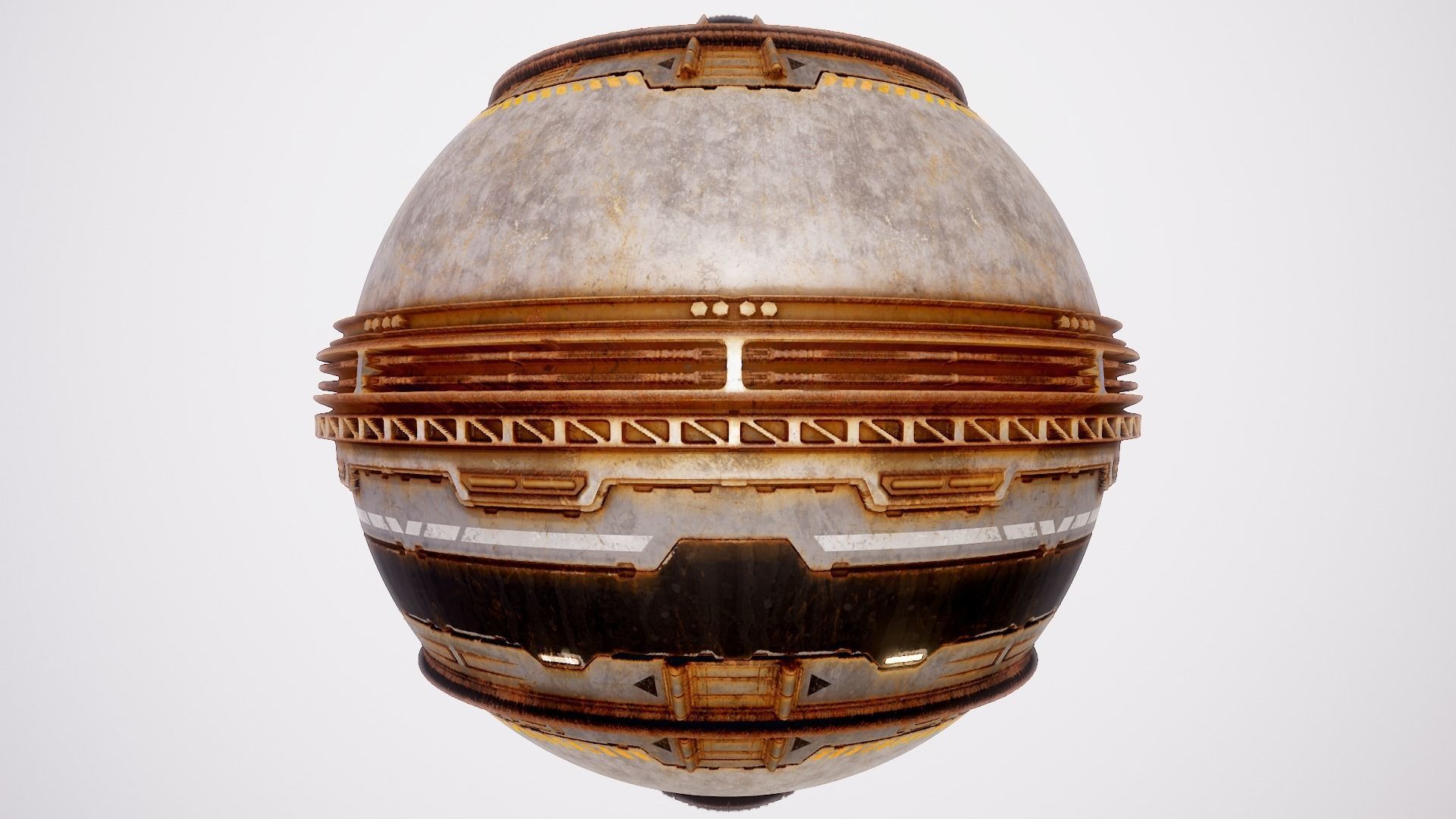 PBR Sci-Fi Texture Pack 02 Low-poly 3D model_10