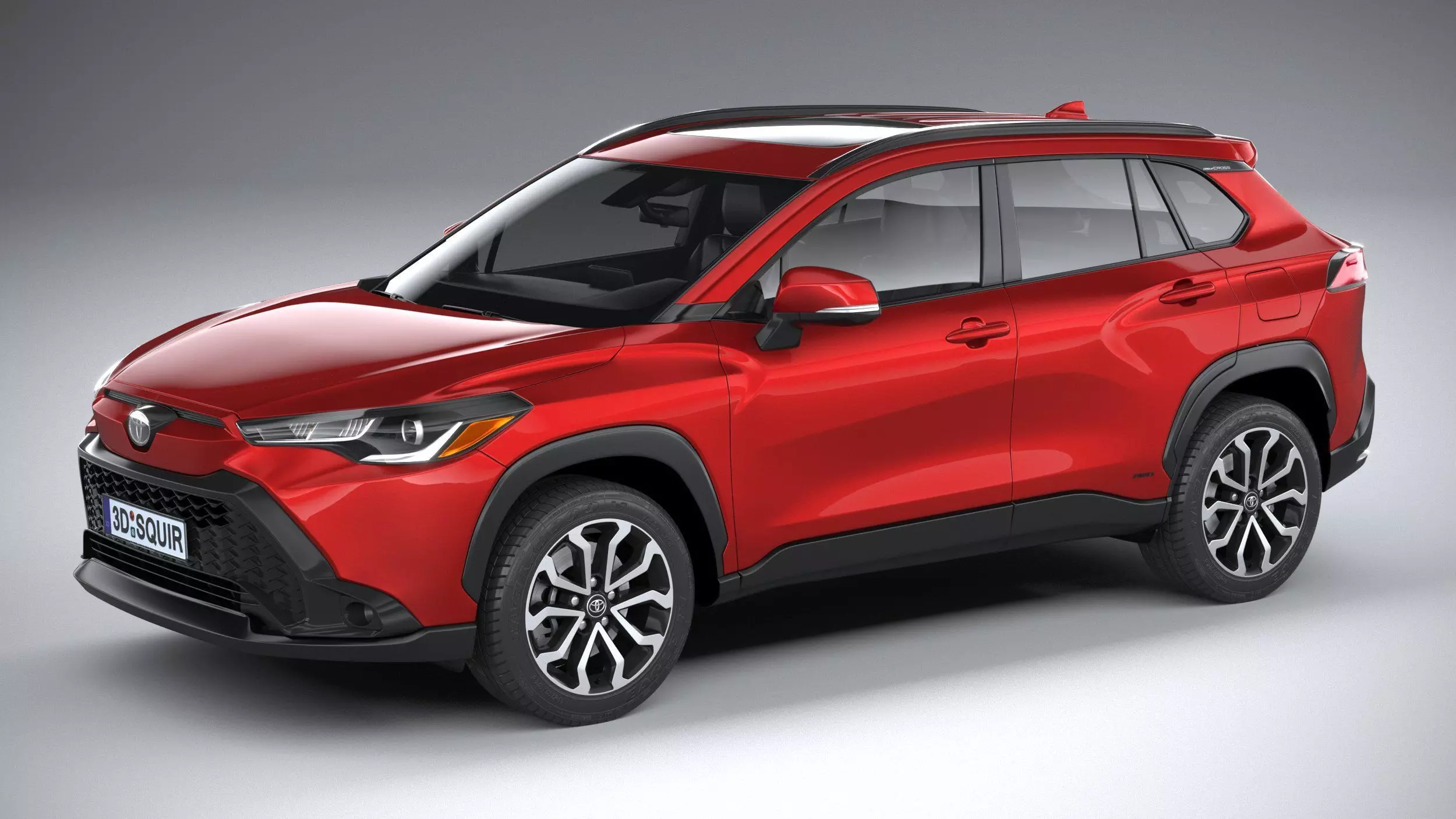 Toyota Corolla Cross Hybrid 2023 3D model