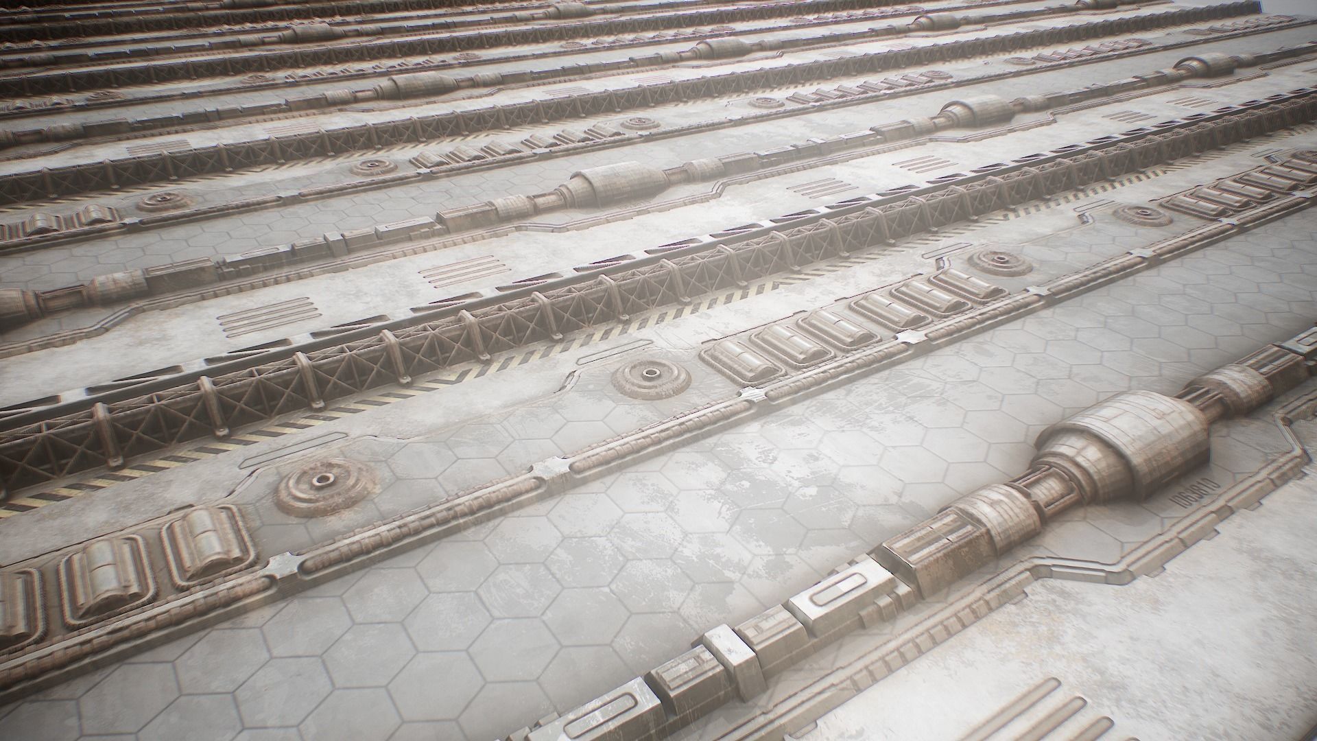 PBR Sci-Fi Texture Pack 03 Low-poly 3D model_18