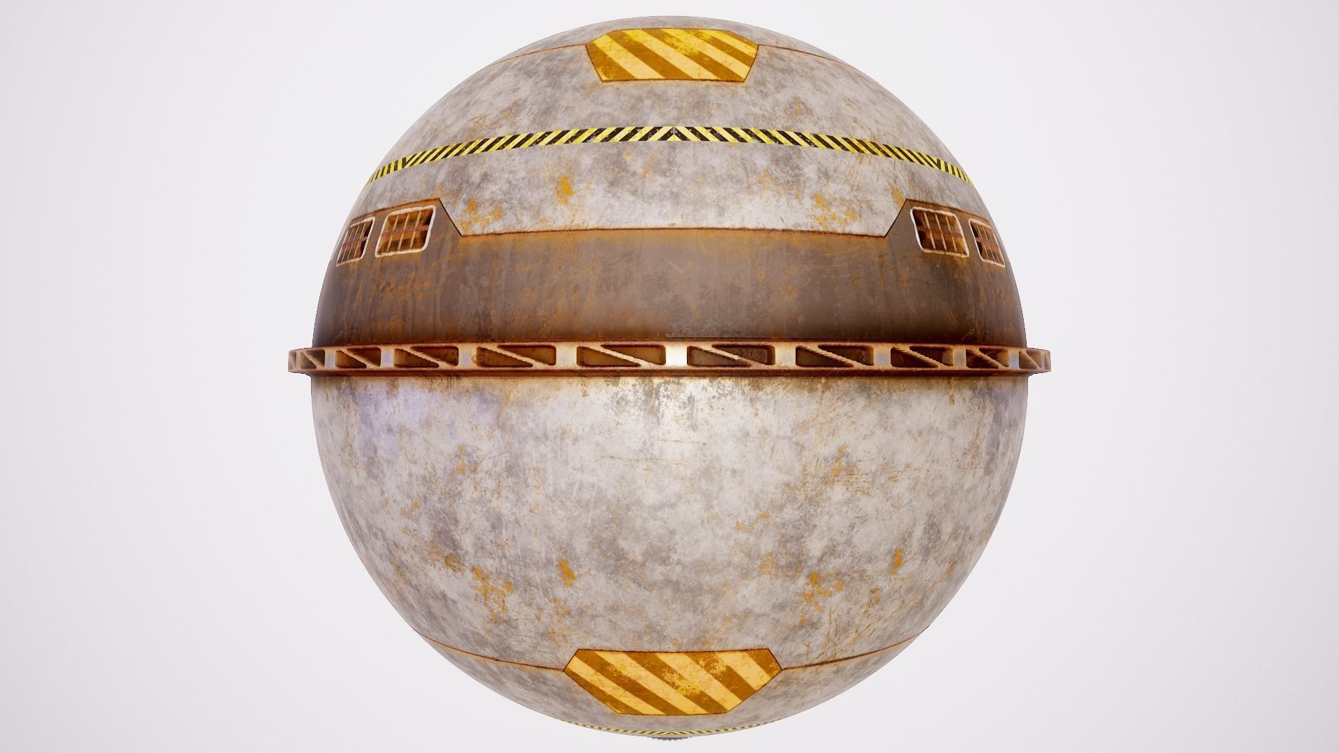 PBR Sci-Fi Texture Pack 04 Low-poly 3D model_16