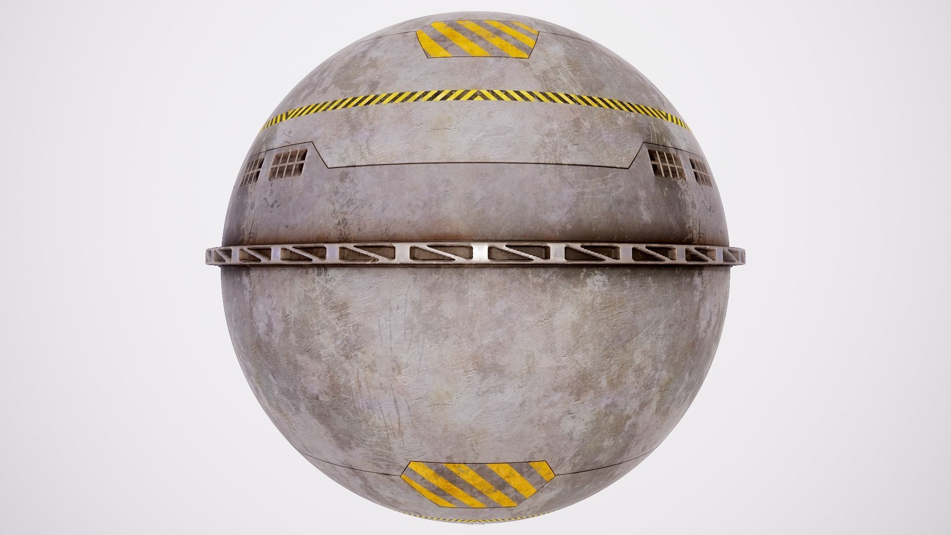PBR Sci-Fi Texture Pack 04 Low-poly 3D model_4
