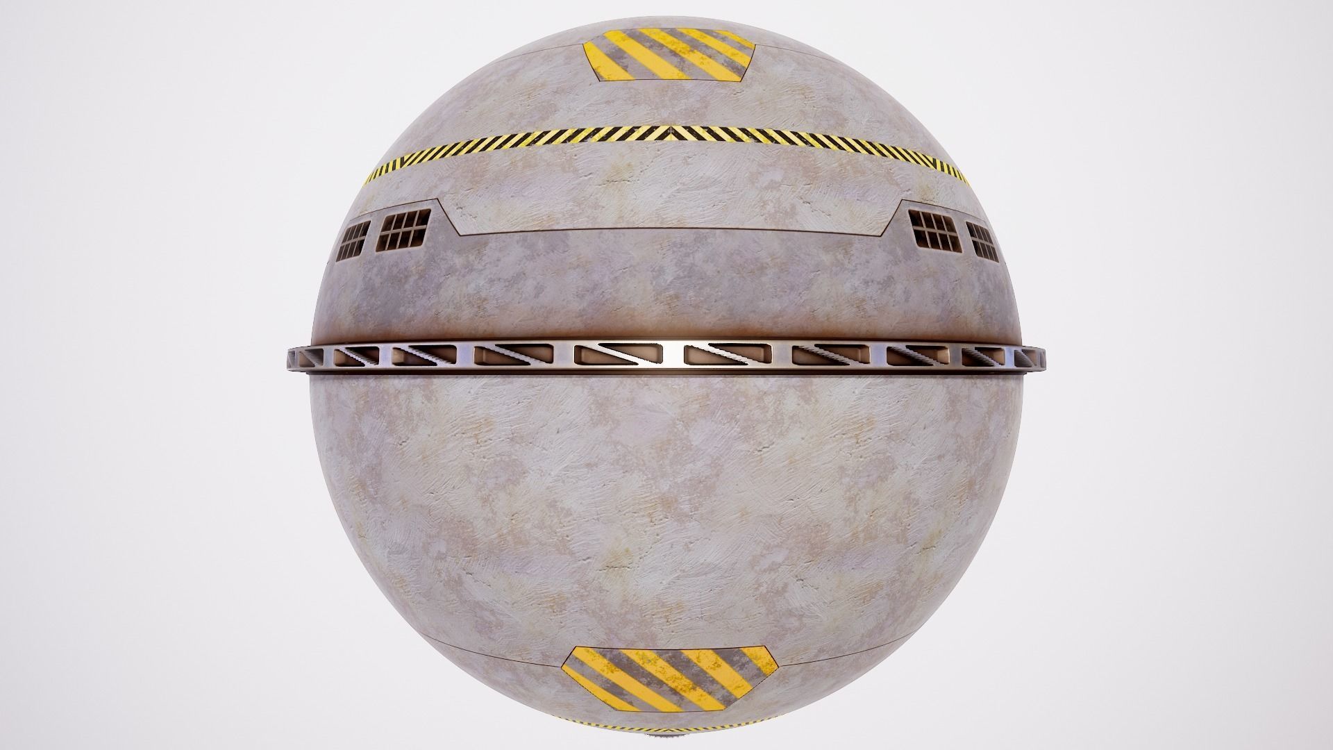 PBR Sci-Fi Texture Pack 04 Low-poly 3D model_1