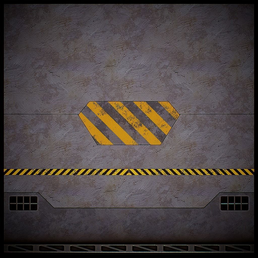 PBR Sci-Fi Texture Pack 04 Low-poly 3D model_2