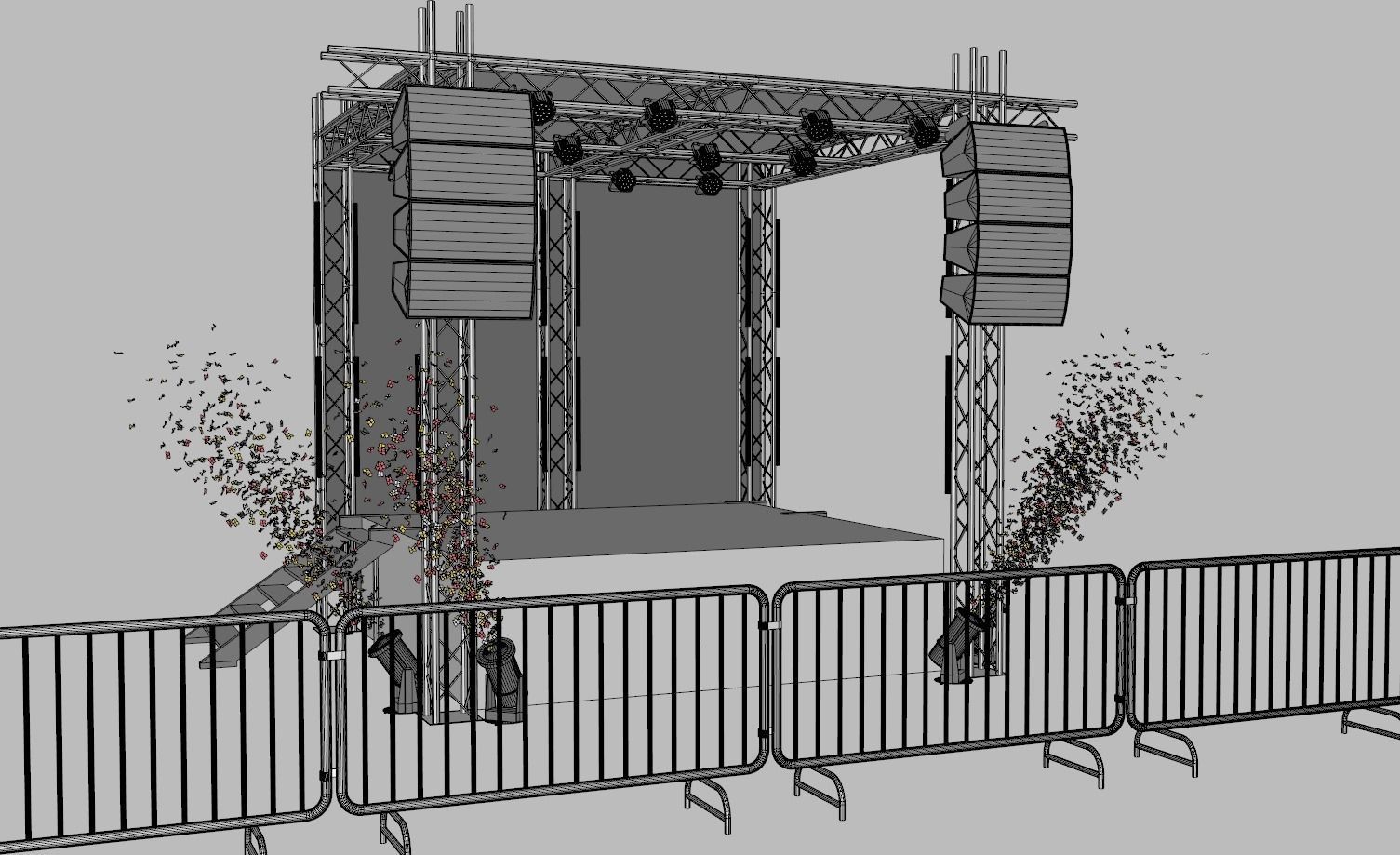 Concert Stage 4 3D model_8