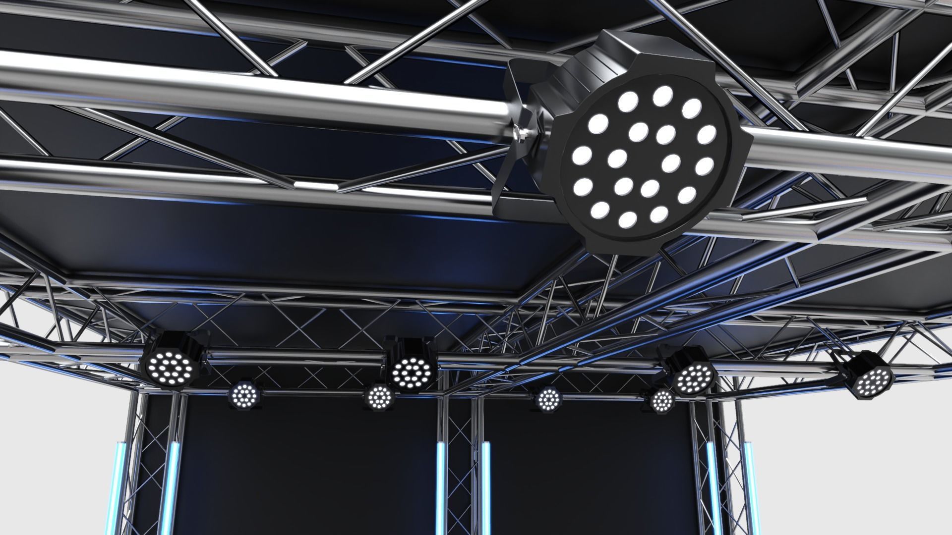 Concert Stage 4 3D model_4