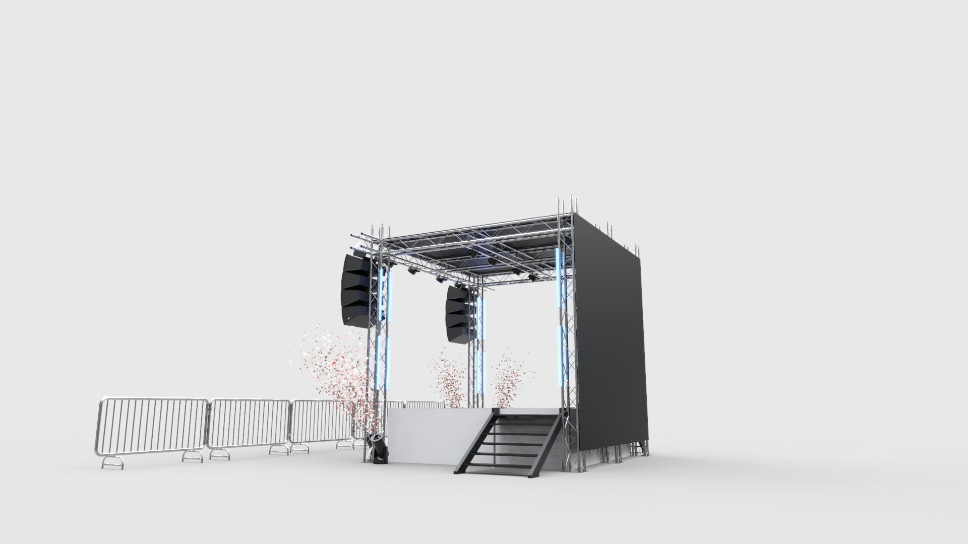 Concert Stage 4 3D model_5