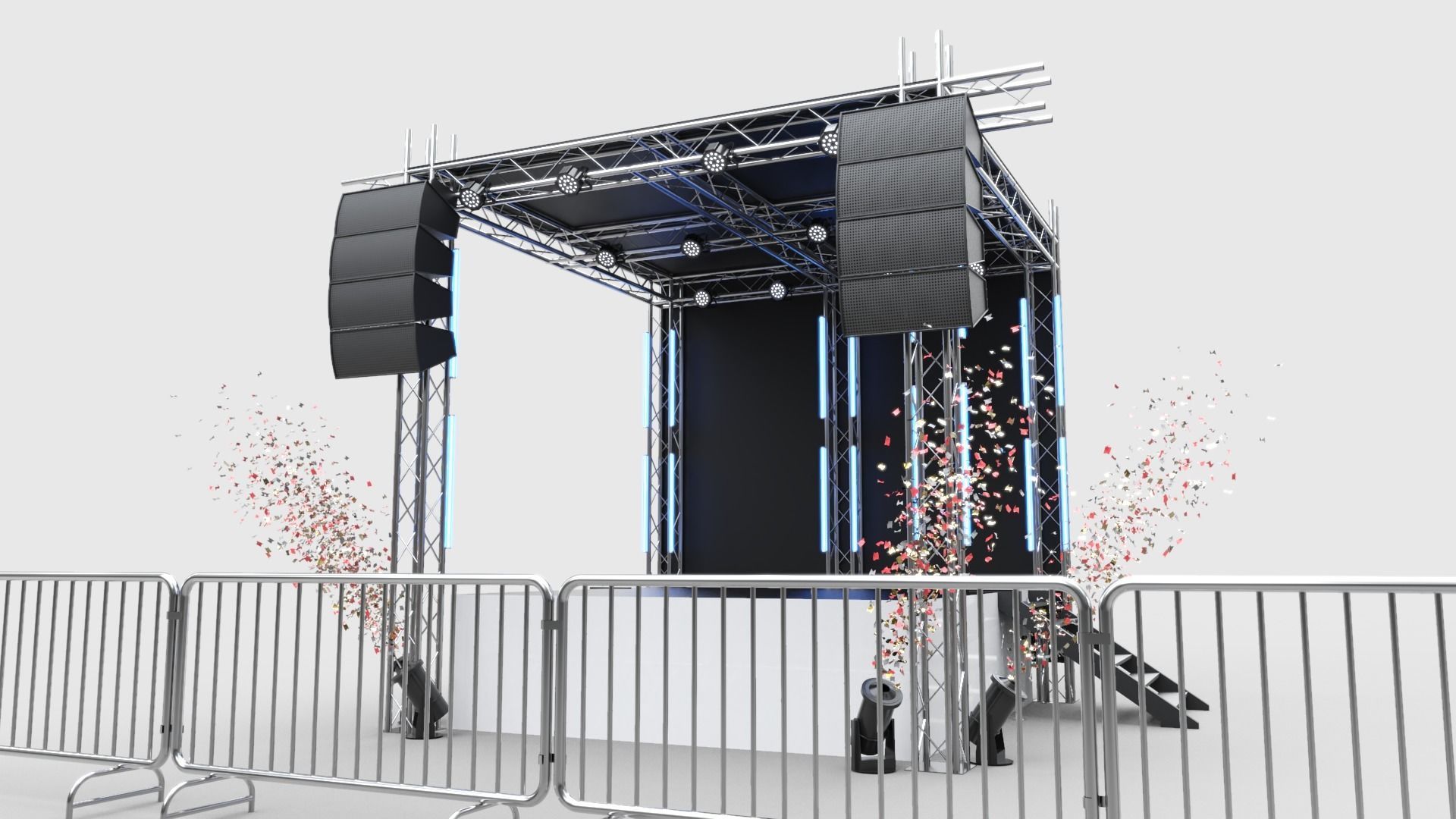 Concert Stage 4 3D model_2