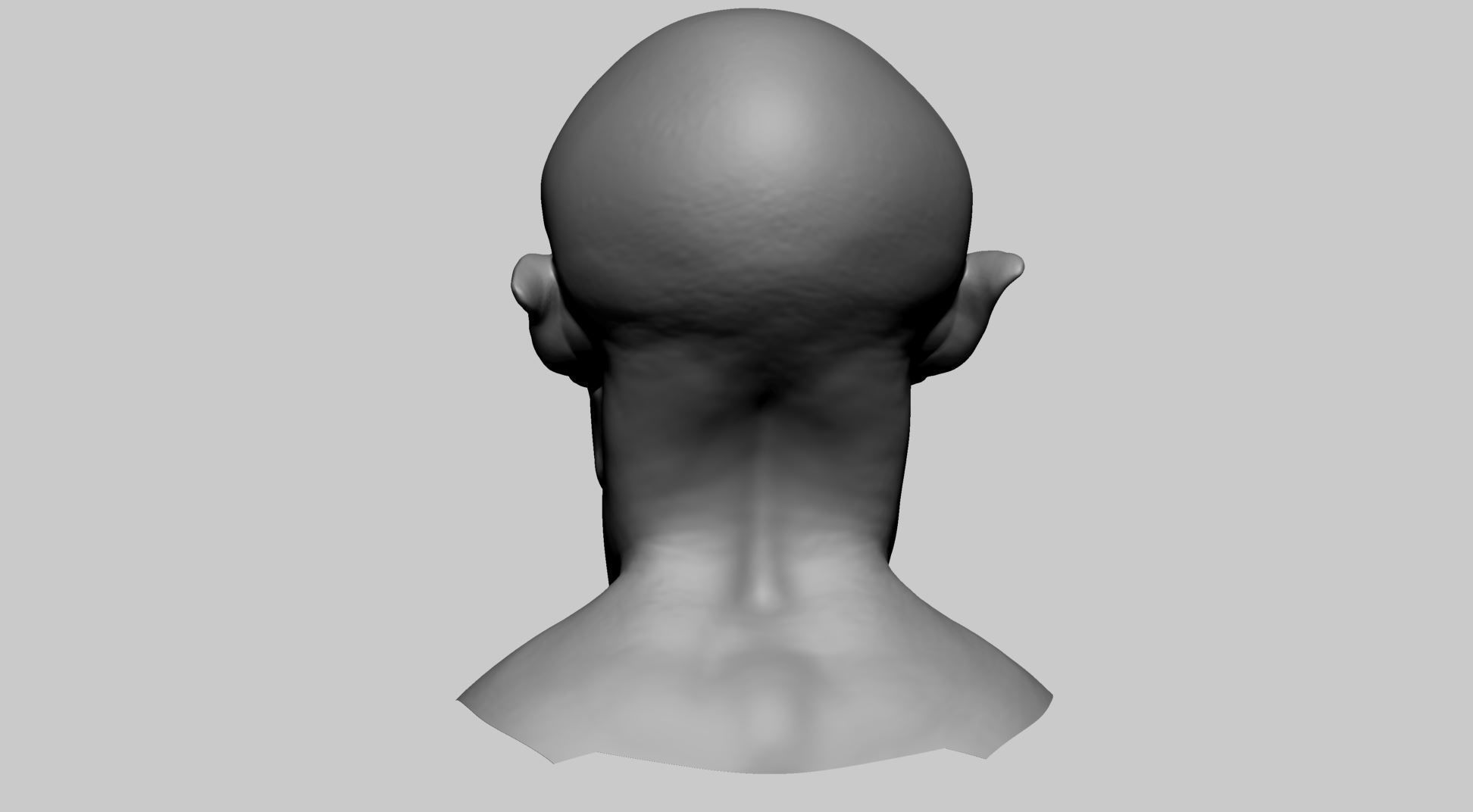Creature Head J 3D model_3