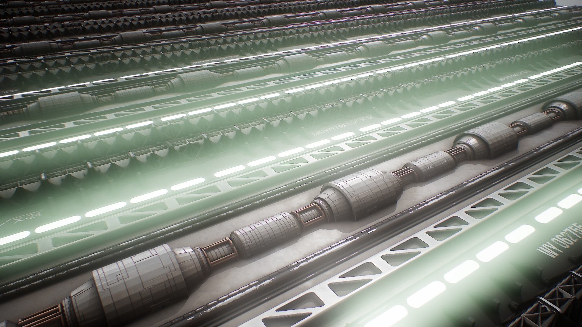 PBR Sci-Fi Texture Pack 05 Low-poly 3D model_9