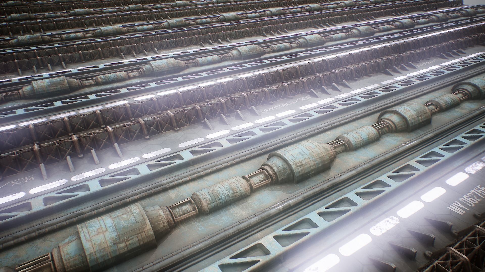 PBR Sci-Fi Texture Pack 05 Low-poly 3D model_18