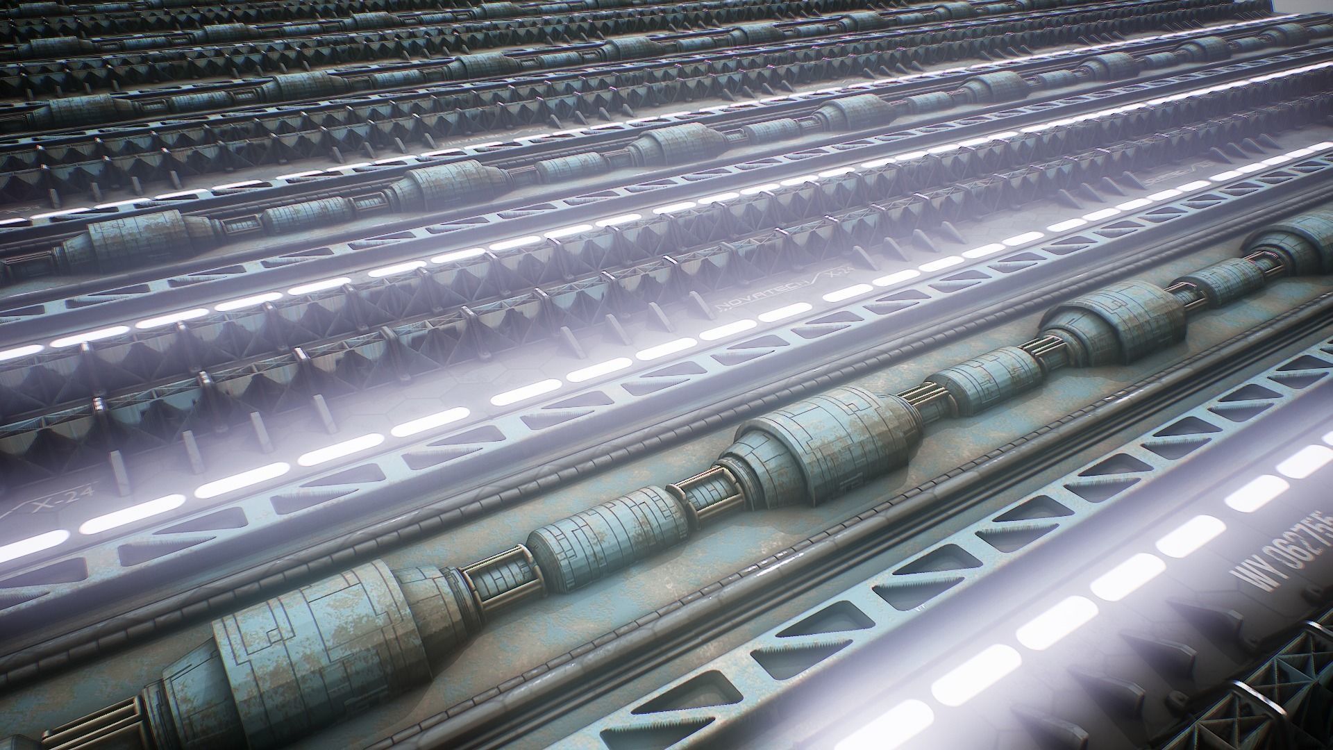 PBR Sci-Fi Texture Pack 05 Low-poly 3D model_15