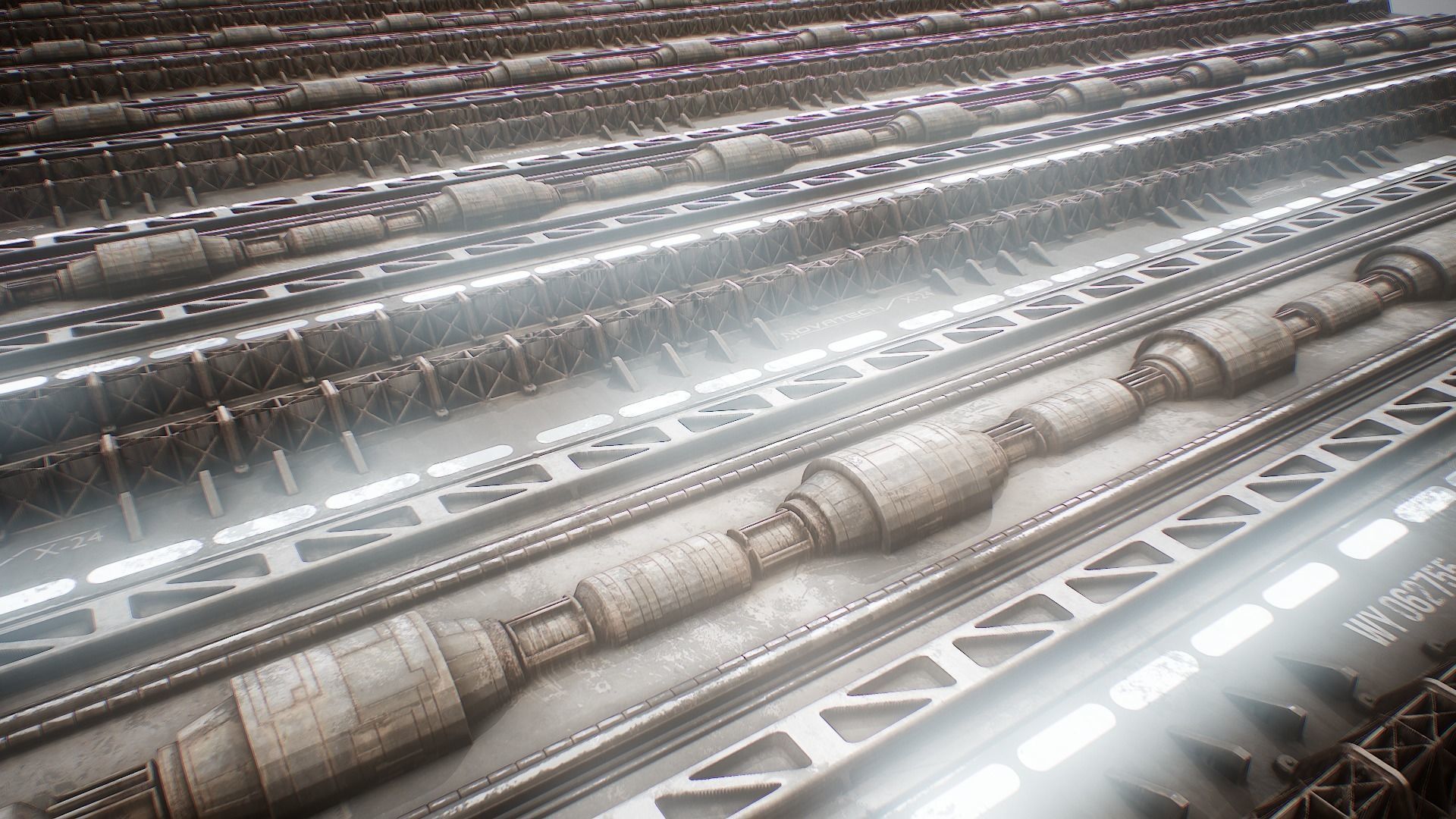 PBR Sci-Fi Texture Pack 05 Low-poly 3D model_6