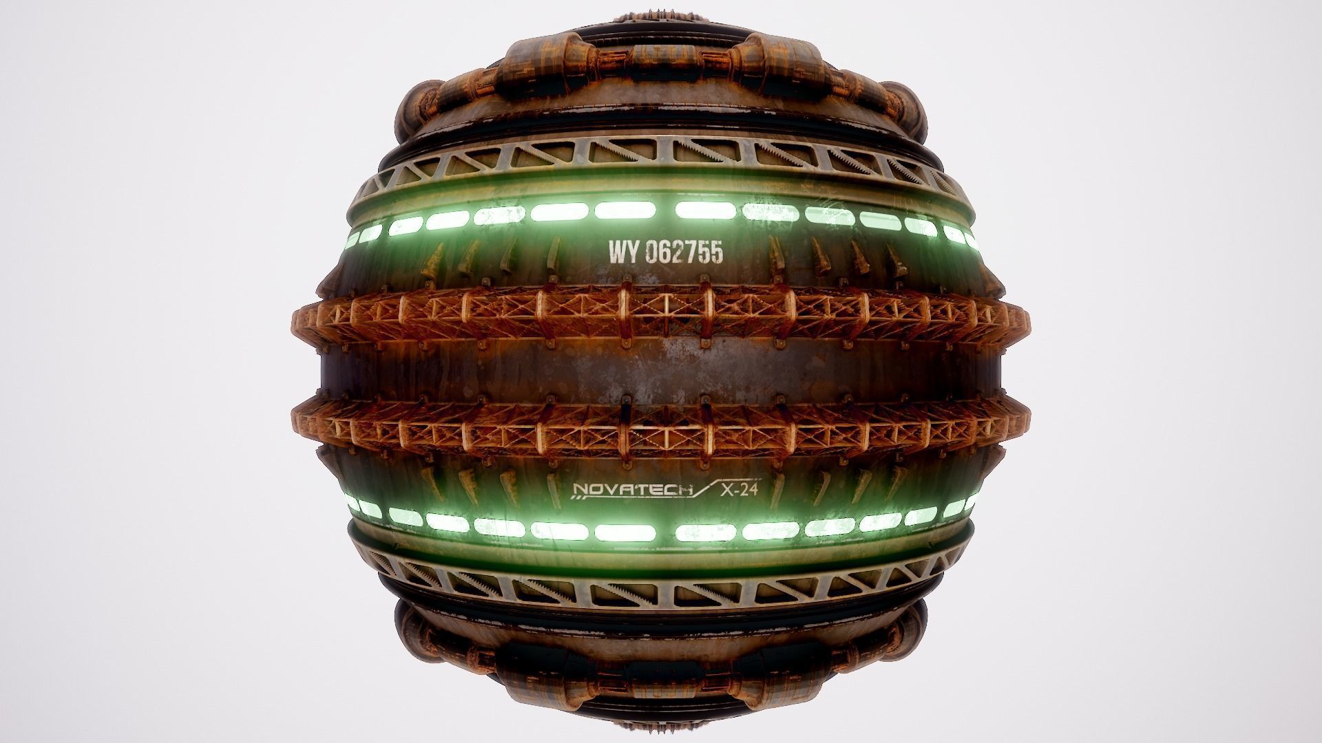 PBR Sci-Fi Texture Pack 05 Low-poly 3D model_10