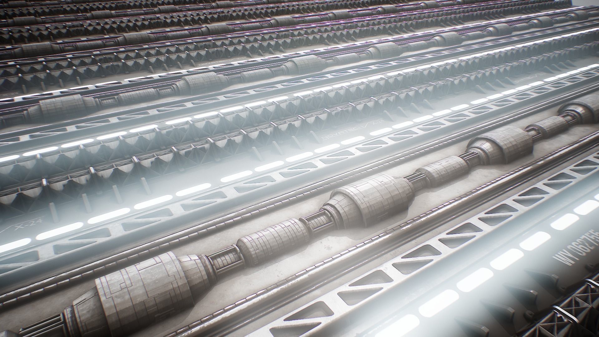 PBR Sci-Fi Texture Pack 05 Low-poly 3D model_3