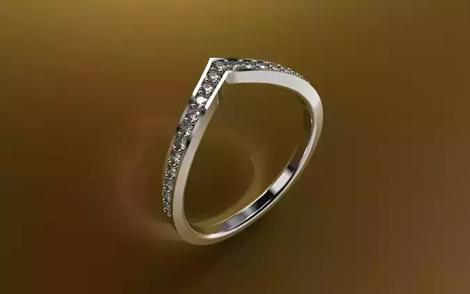 Light Fashion Ring - 3D Jewelry - AN-381