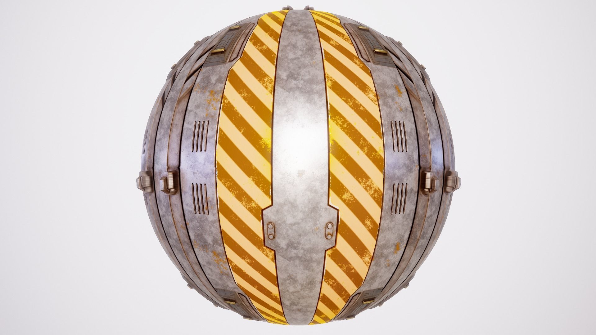 PBR Sci-Fi Texture Pack 06 Low-poly 3D model_13