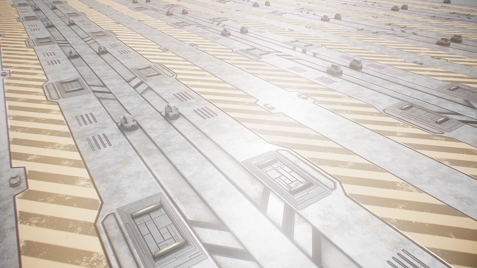 PBR Sci-Fi Texture Pack 06 Low-poly 3D model_15