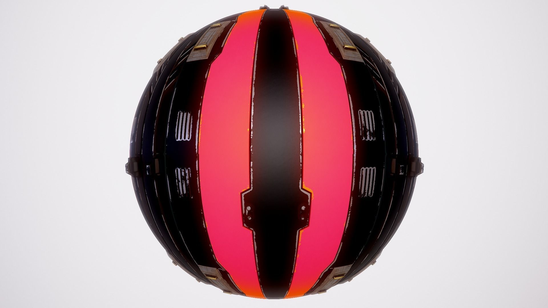 PBR Sci-Fi Texture Pack 06 Low-poly 3D model_7