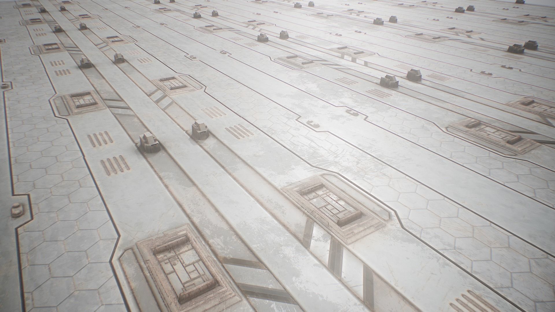 PBR Sci-Fi Texture Pack 06 Low-poly 3D model_6