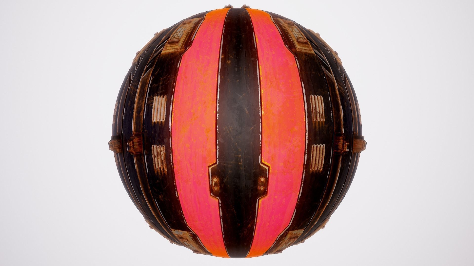 PBR Sci-Fi Texture Pack 06 Low-poly 3D model_10