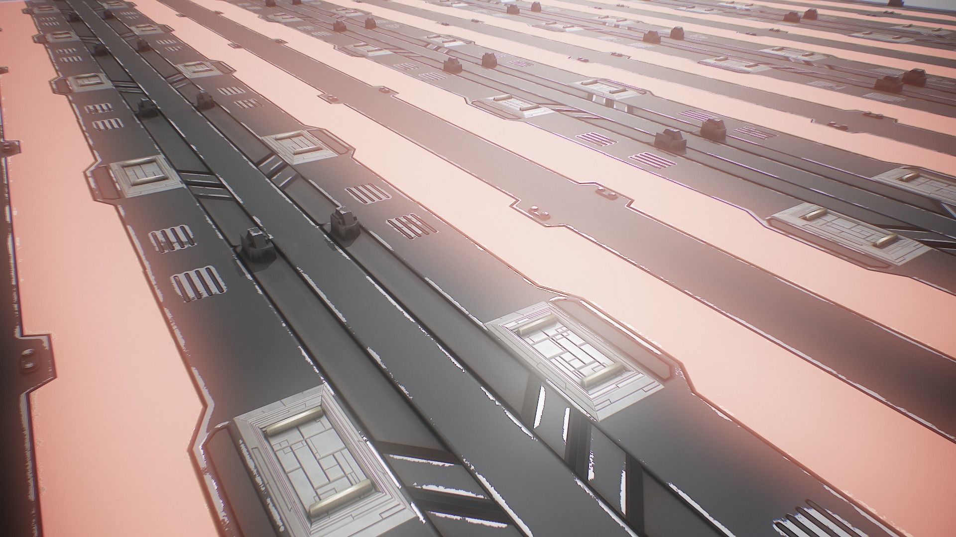 PBR Sci-Fi Texture Pack 06 Low-poly 3D model_9