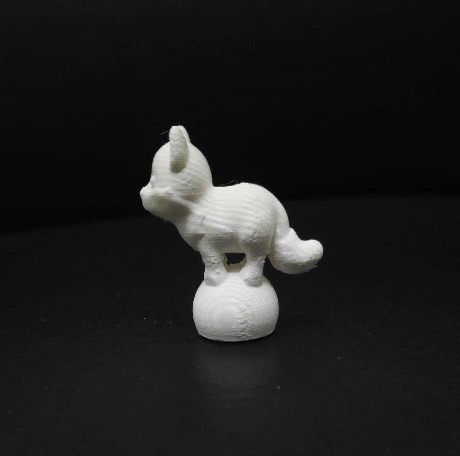 Fox on the Ball 3D print model_6