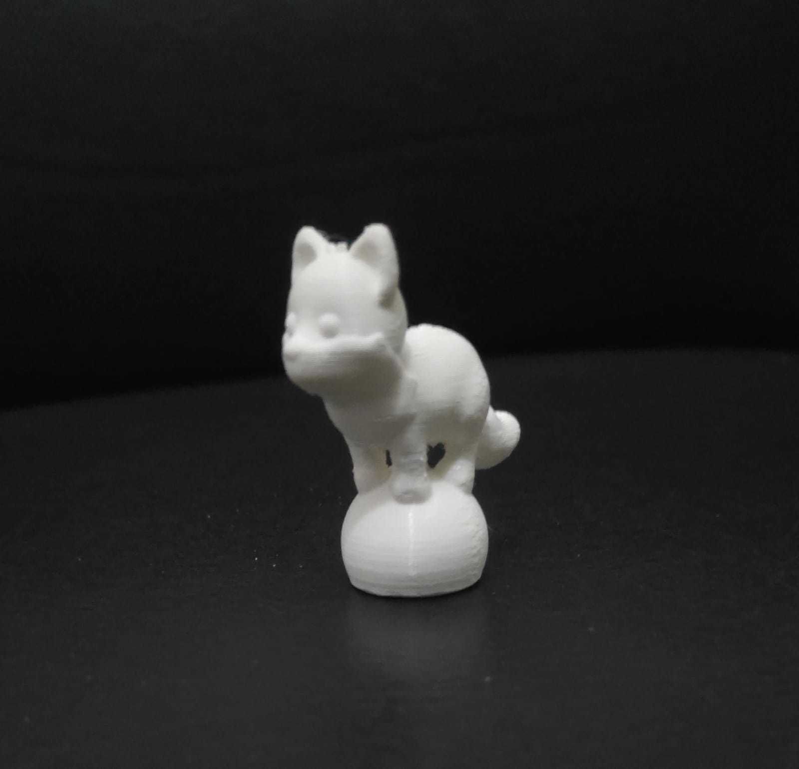 Fox on the Ball 3D print model_5