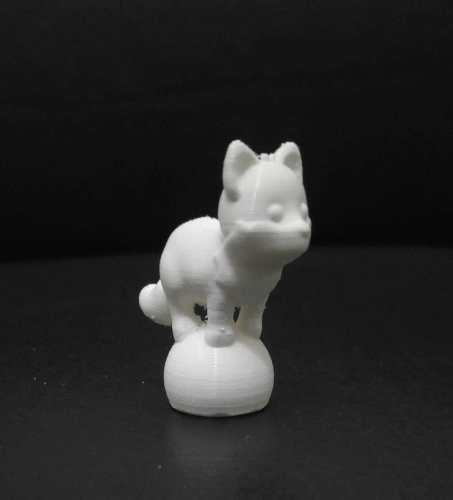 Fox on the Ball 3D print model_9