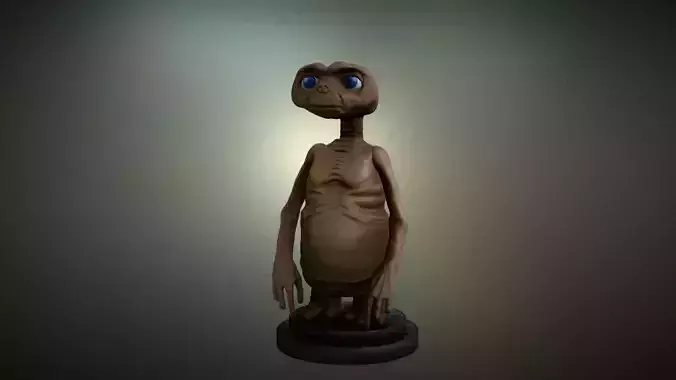 ET extraterrestial 3D print model