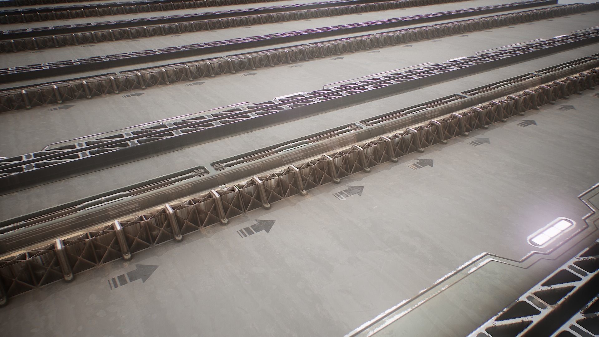 PBR Sci-Fi Texture Pack 07 Low-poly 3D model_18