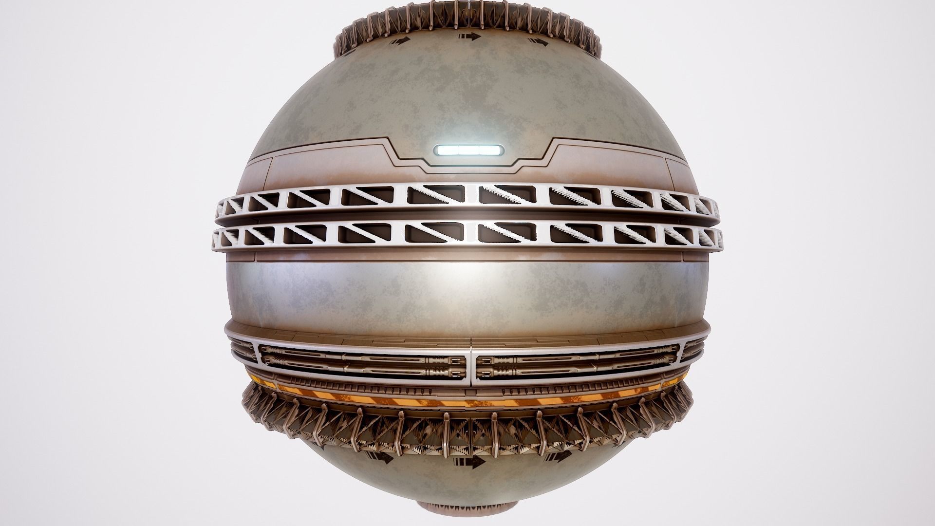 PBR Sci-Fi Texture Pack 07 Low-poly 3D model_7