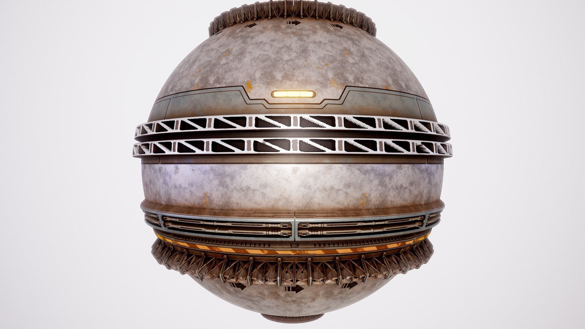 PBR Sci-Fi Texture Pack 07 Low-poly 3D model_1