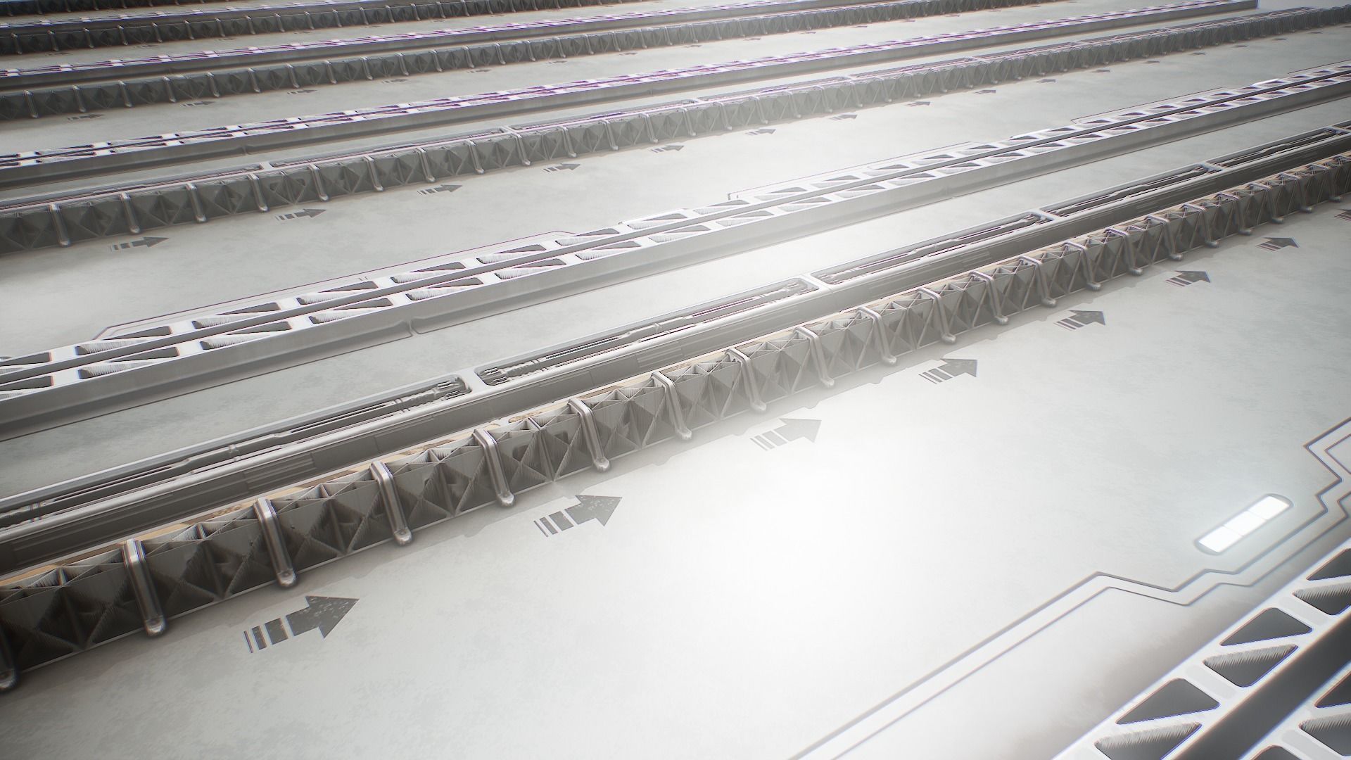 PBR Sci-Fi Texture Pack 07 Low-poly 3D model_9