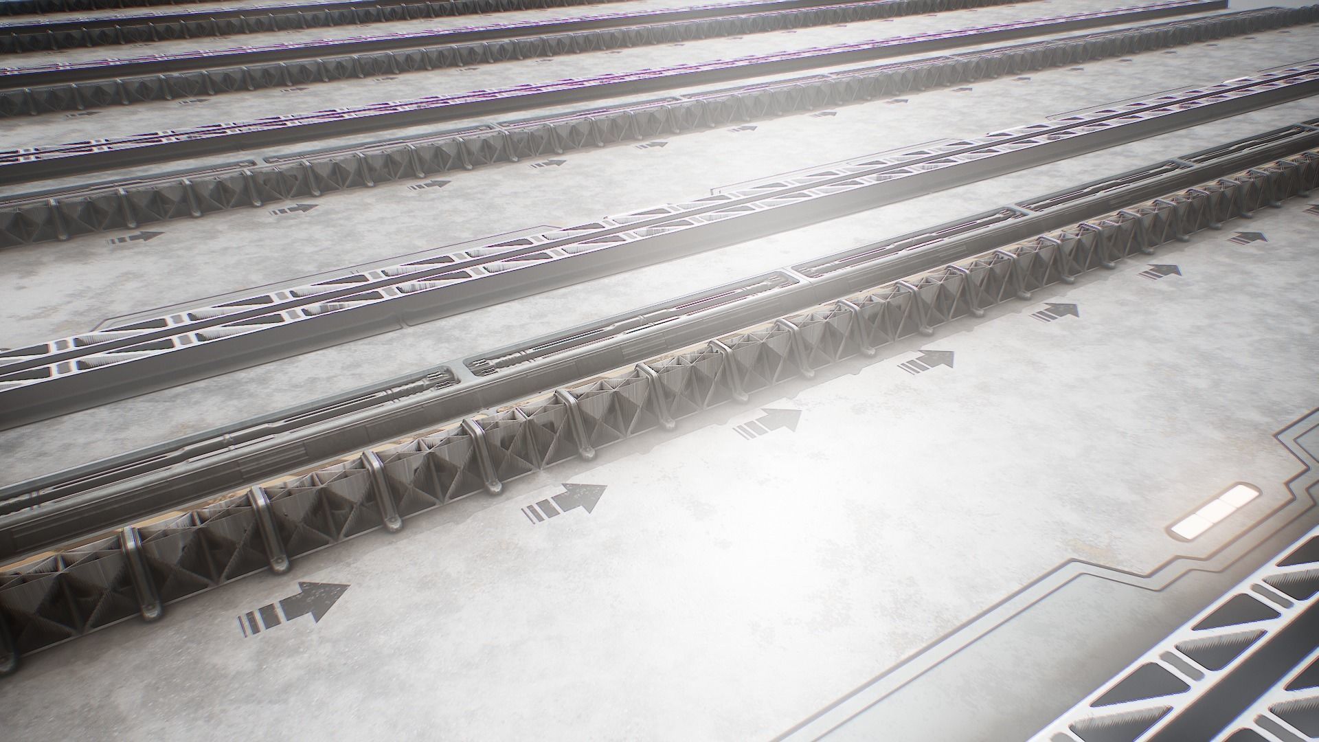 PBR Sci-Fi Texture Pack 07 Low-poly 3D model_3