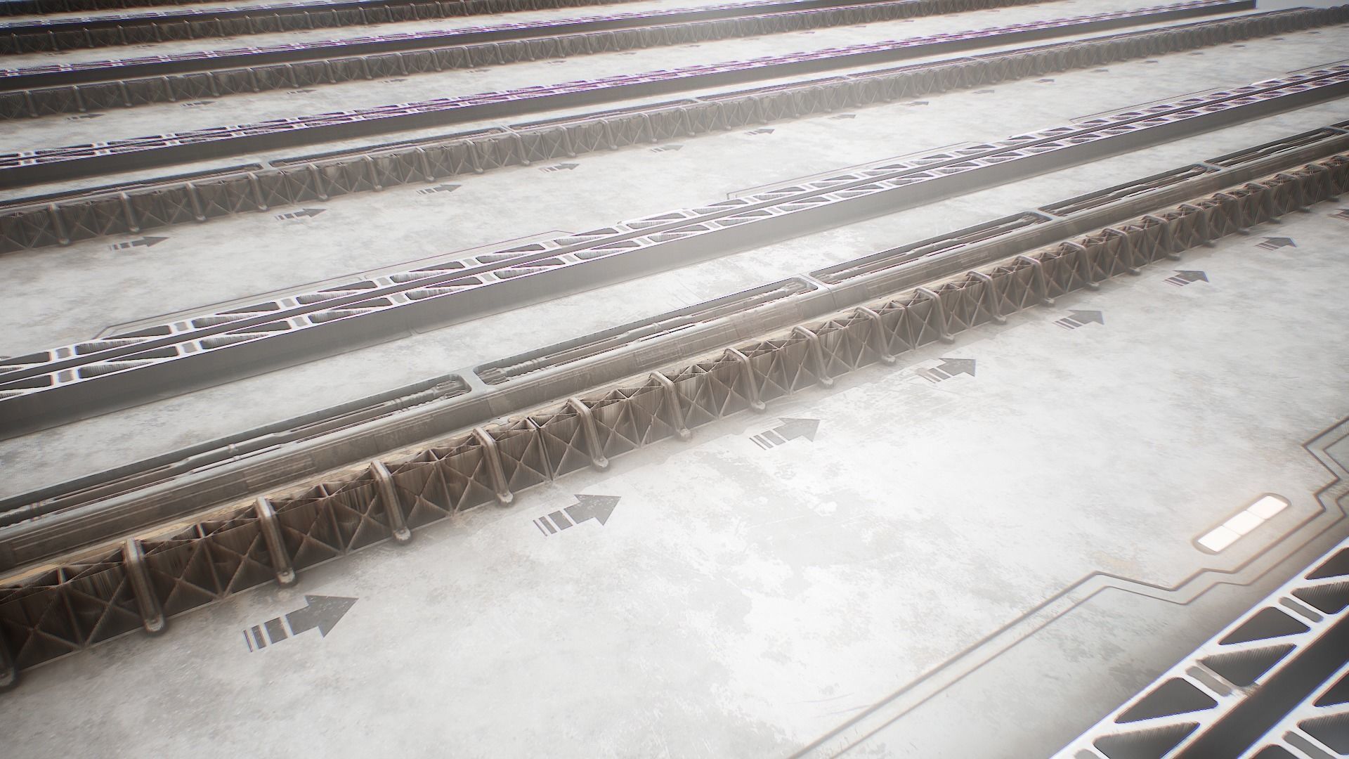 PBR Sci-Fi Texture Pack 07 Low-poly 3D model_6