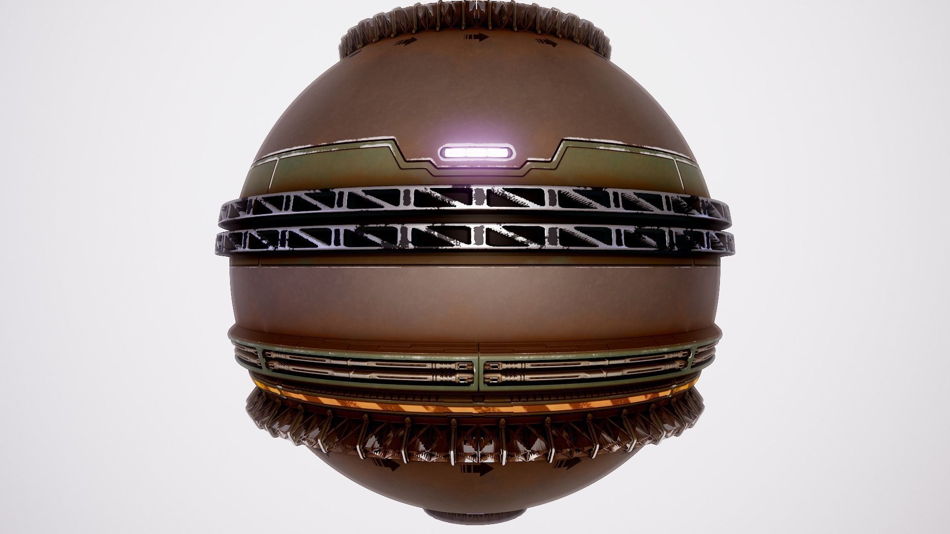 PBR Sci-Fi Texture Pack 07 Low-poly 3D model_13