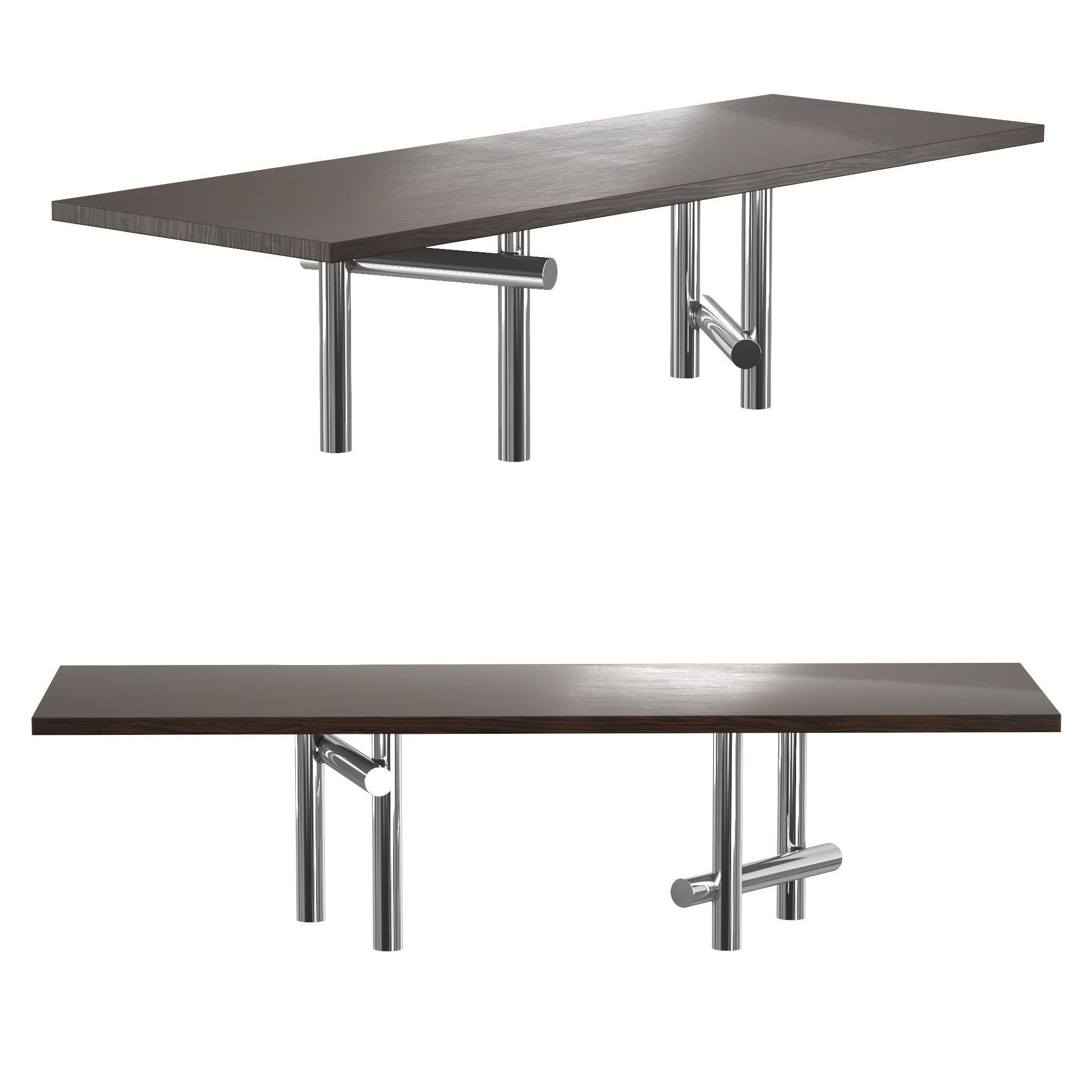 ABI DINING CHAIRS KENNY DINING TABLE 3D model_1