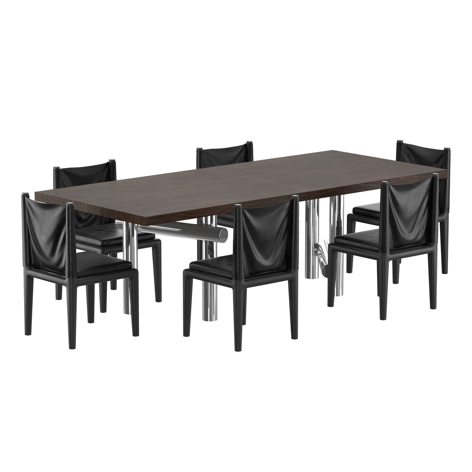 ABI DINING CHAIRS KENNY DINING TABLE 3D model_5