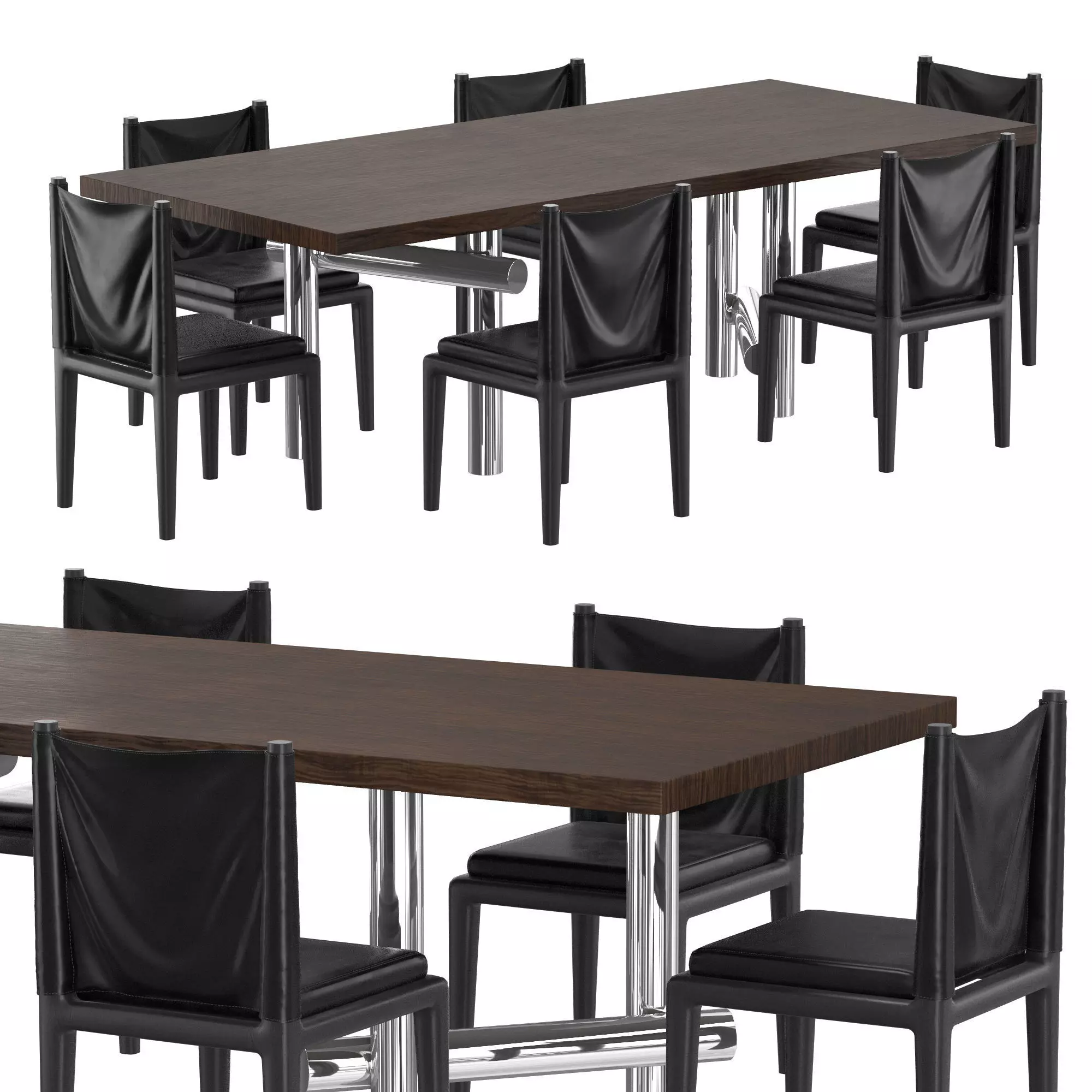 ABI DINING CHAIRS KENNY DINING TABLE 3D model_0